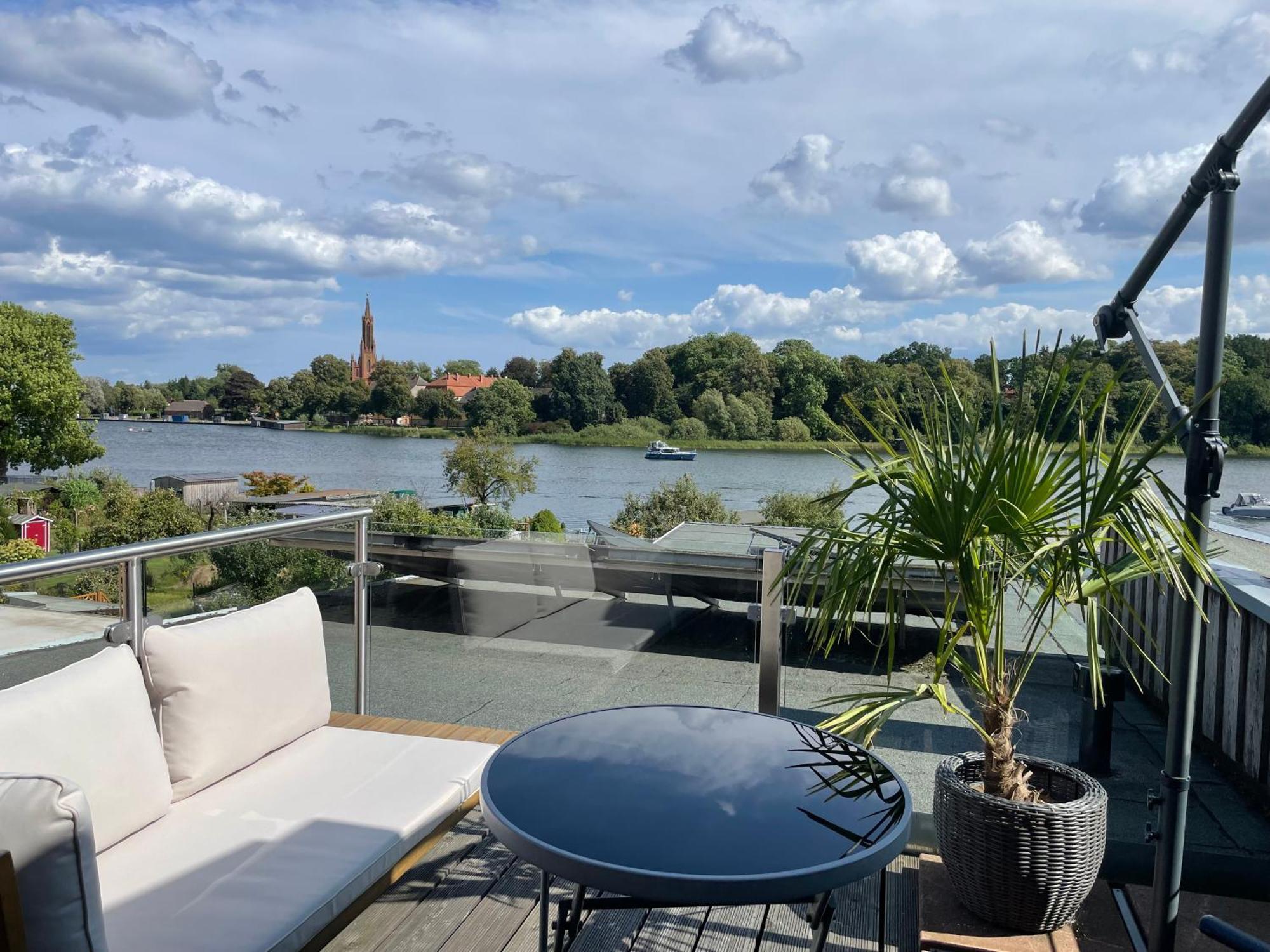 Ferienhaus Seekutter Mit Eigenem Seezugang Malchow  Exterior foto